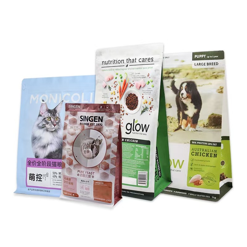 custom pet food packaging bags for pet brands