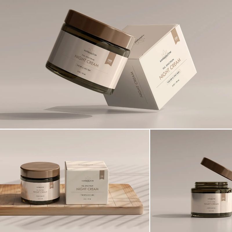 custom cosmetic jars for skincare products