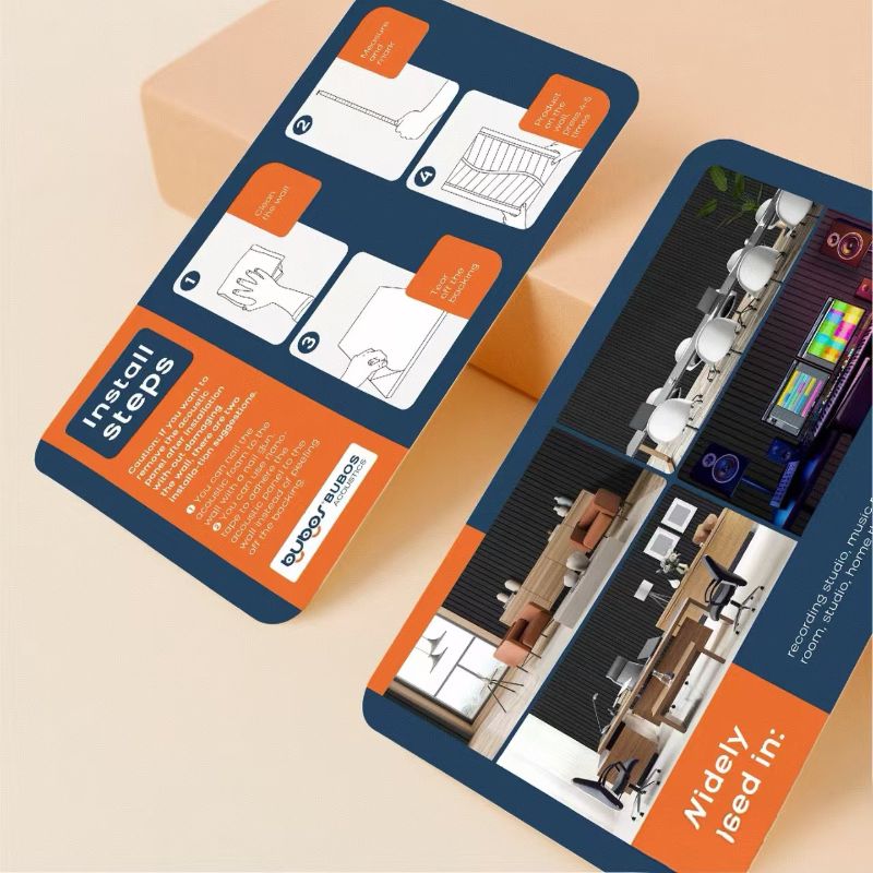 custom product information cards