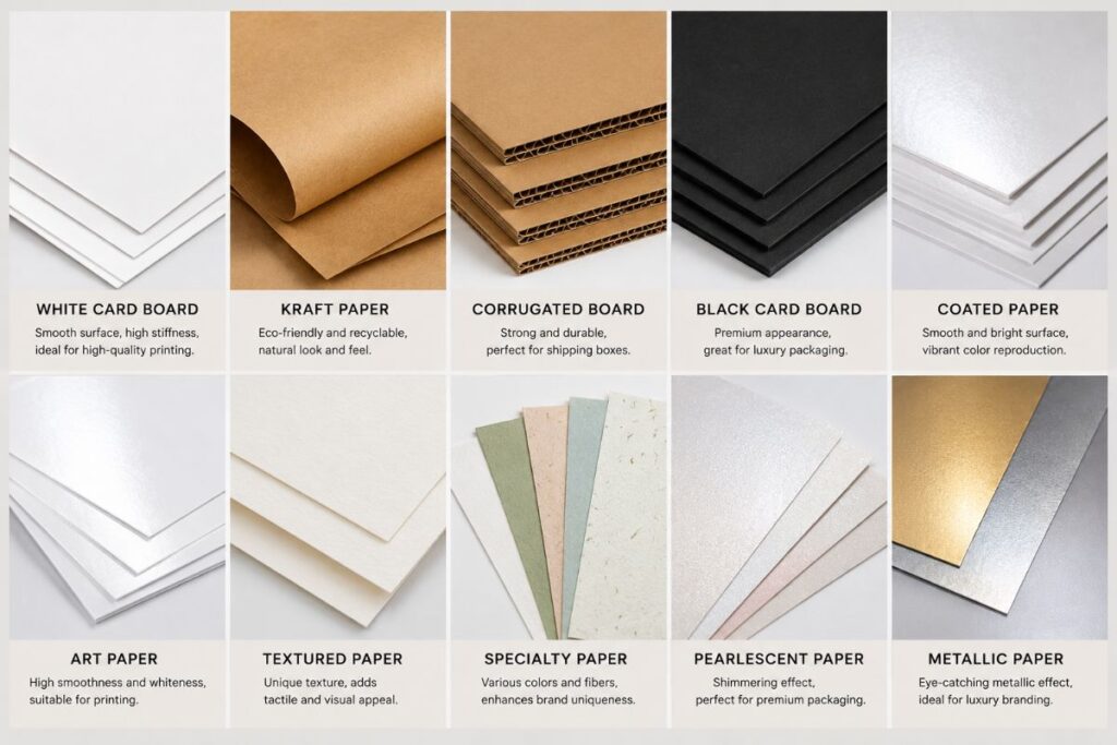 custom packaging label materials