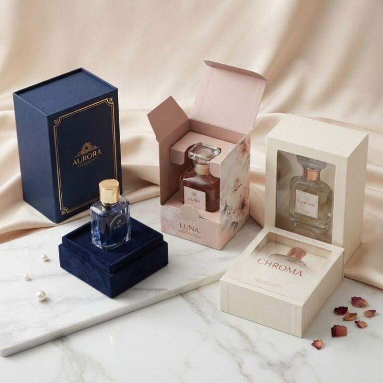 custom perfume packaging for individual perfume bottles