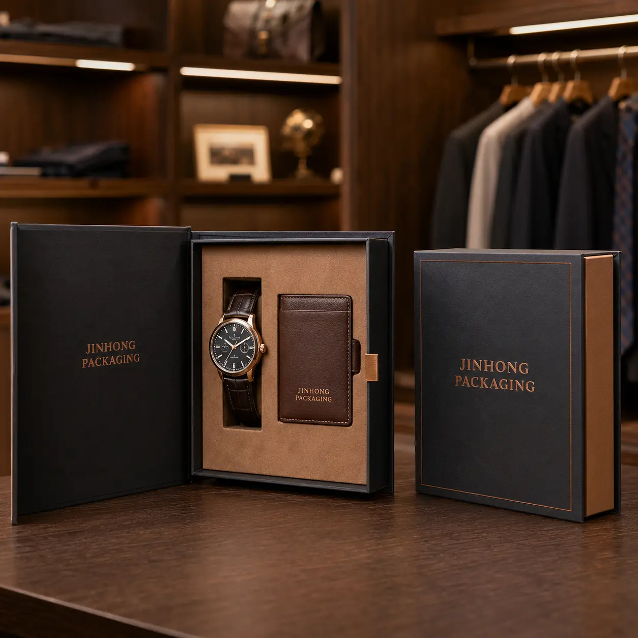 book-style custom rigid boxes for premium product presentation