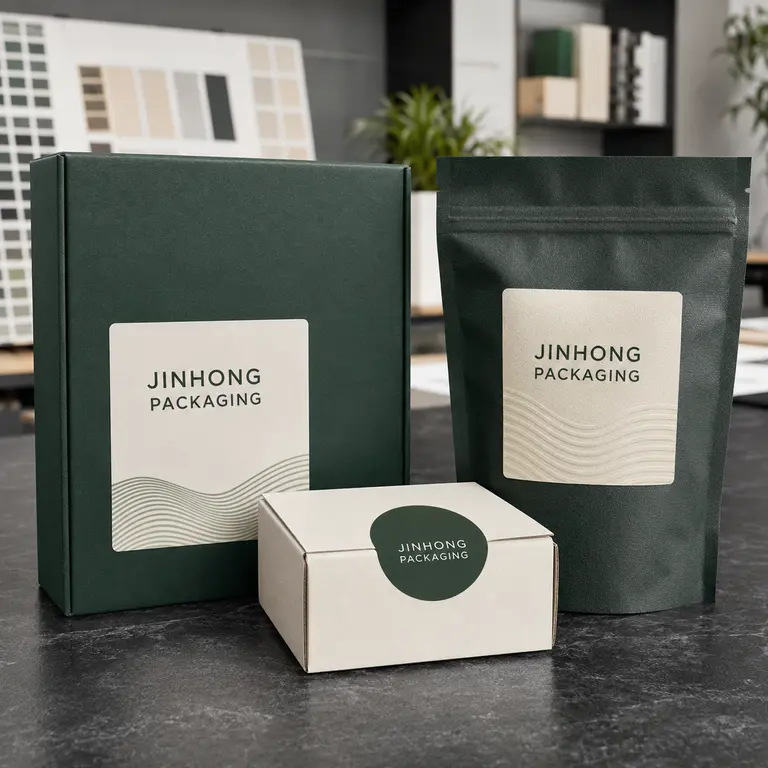 custom adhesive labels for boxes and pouches