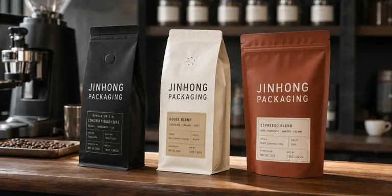 custom coffee packaging bags for coffee brands