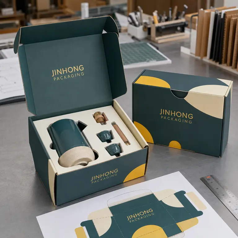 custom die-cut mailer boxes with fitted inserts