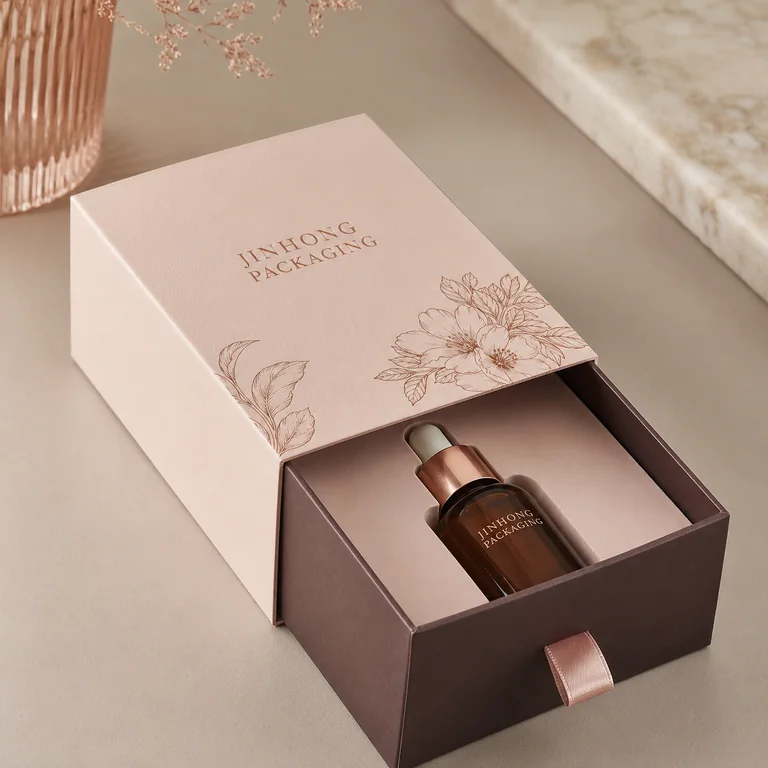 drawer cosmetic boxes for skincare gift sets