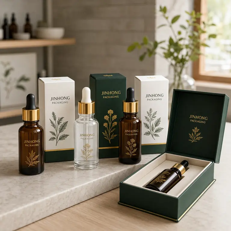 custom essential oil packaging with protective inserts