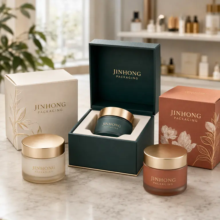 custom facial cream skincare packaging boxes