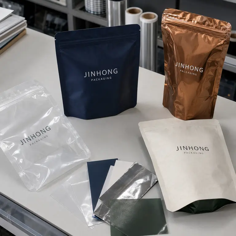 Flexible packaging materials and barrier structures