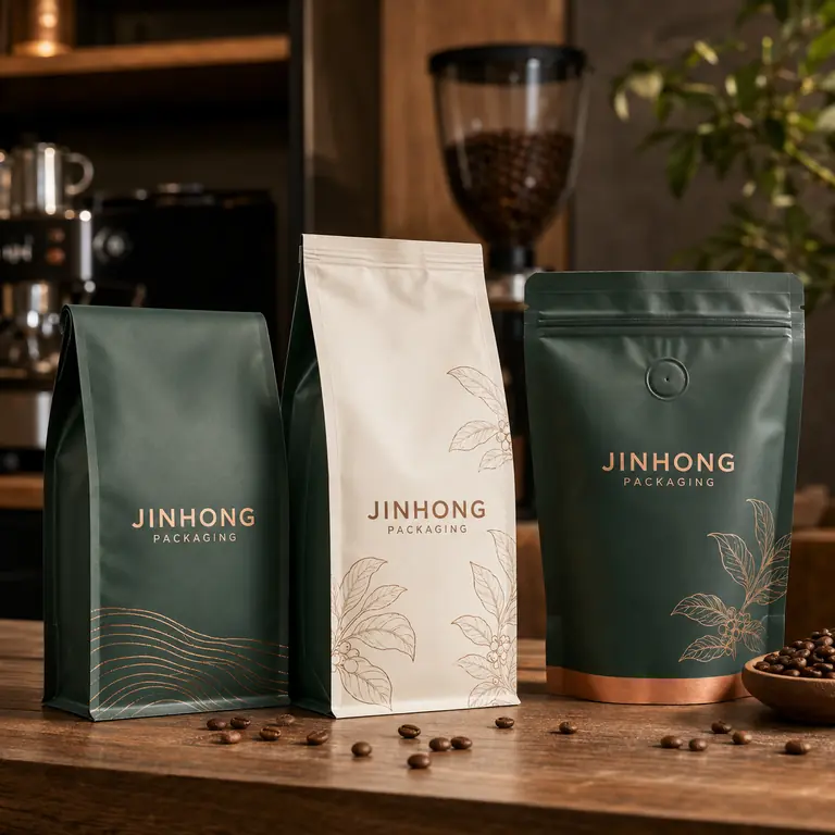 custom coffee packaging bags for coffee brands