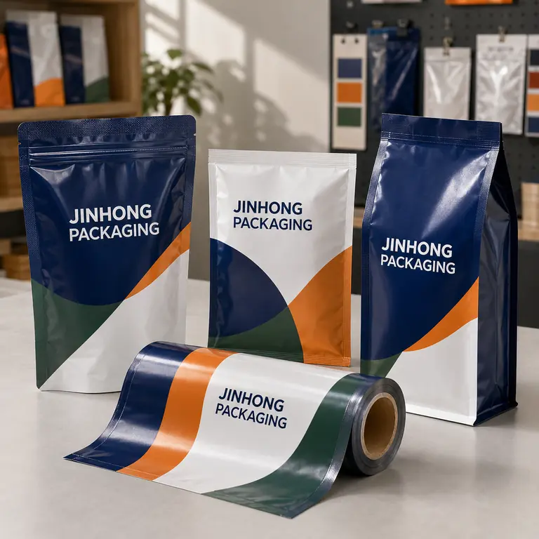 custom flexible packaging pouches bags and rollstock film