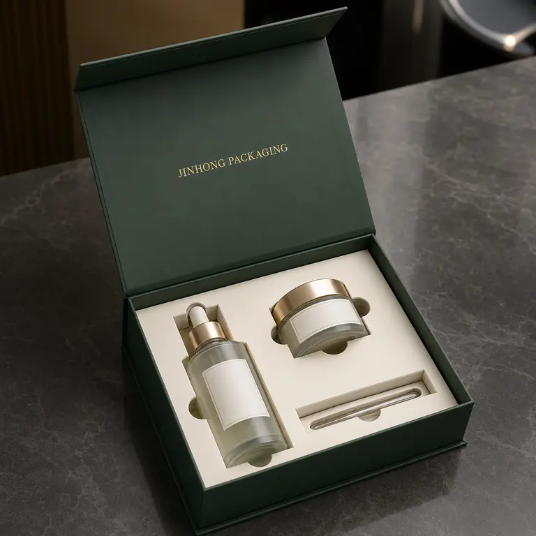 Luxury gift box with custom product insert