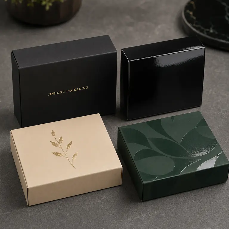 Matte gloss foil and Spot UV packaging finishes