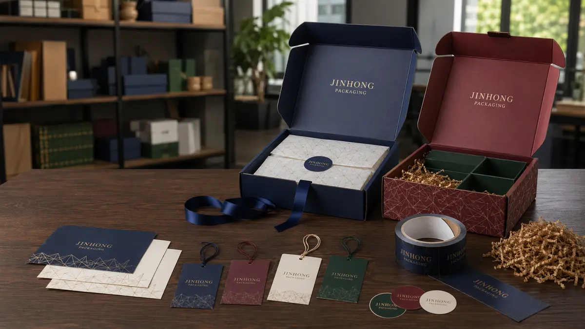 Packaging accessories for branding, presentation and protection