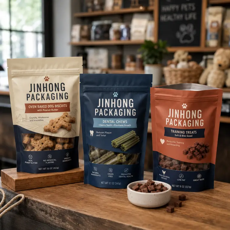 resealable pet treat packaging pouches