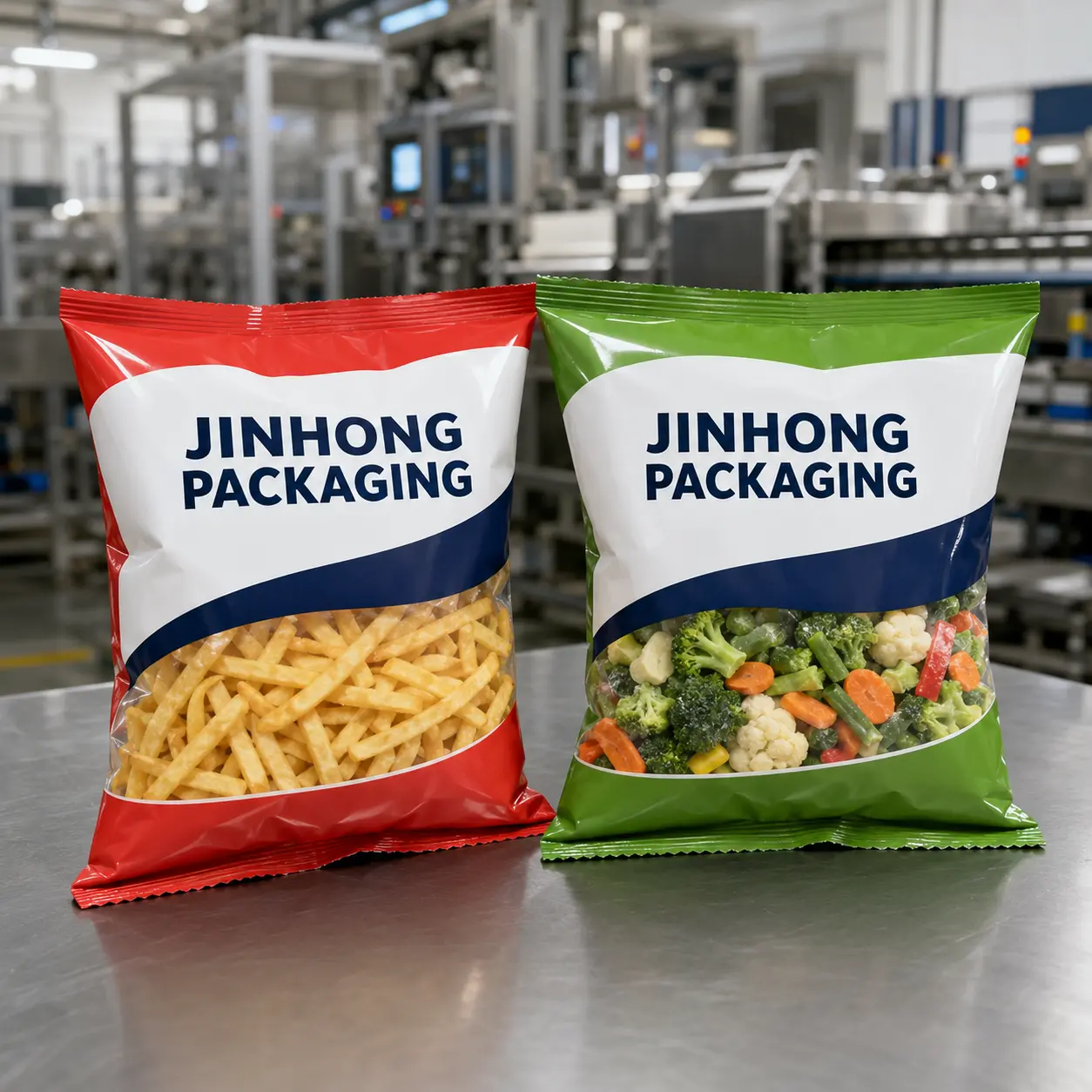 custom pillow bags for frozen food