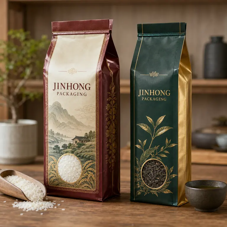 side gusset food packaging bags