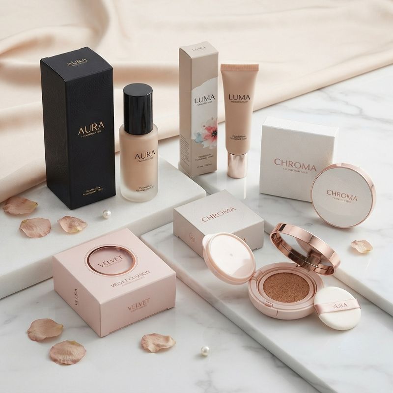 custom foundation packaging boxes