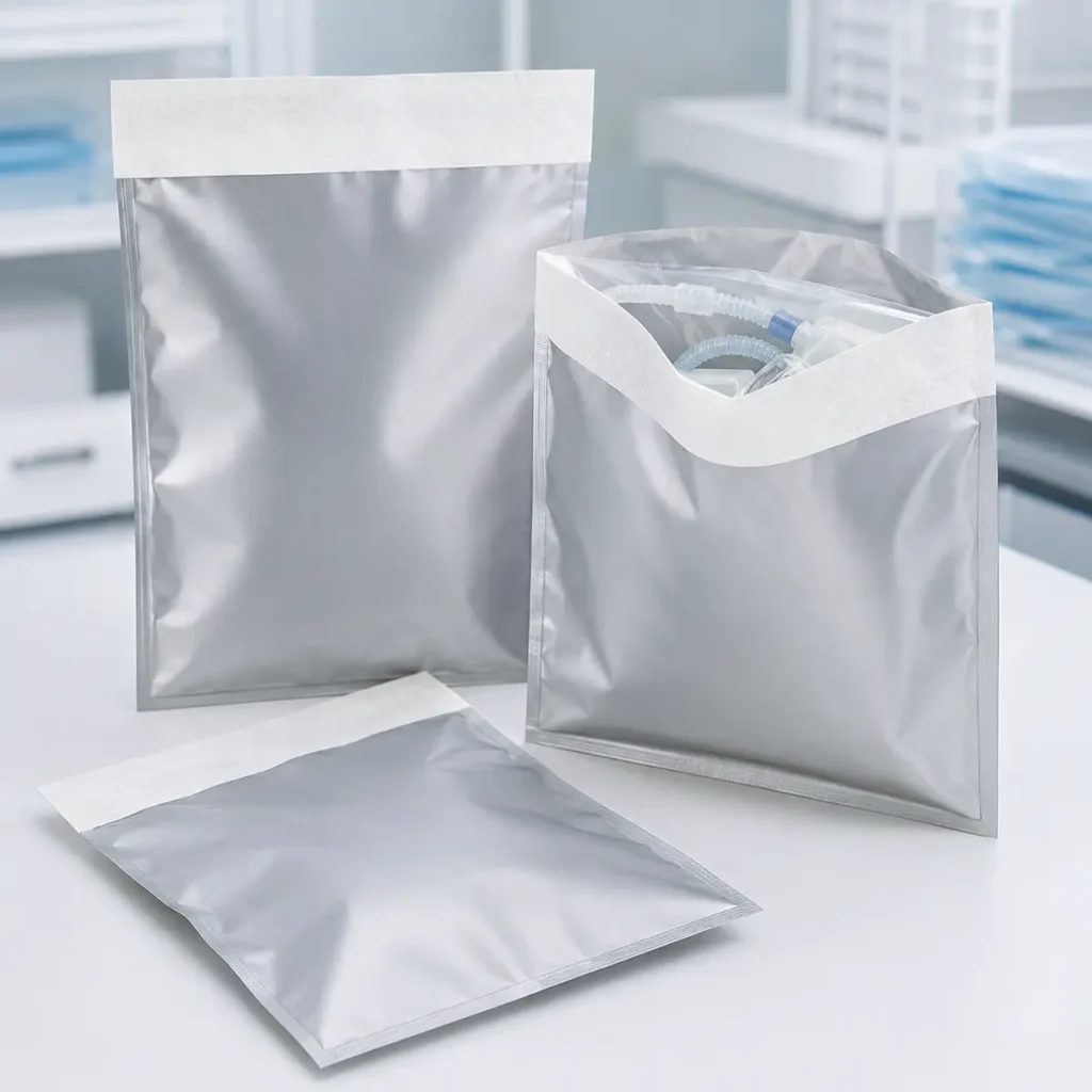 high-barrier medical header bags
