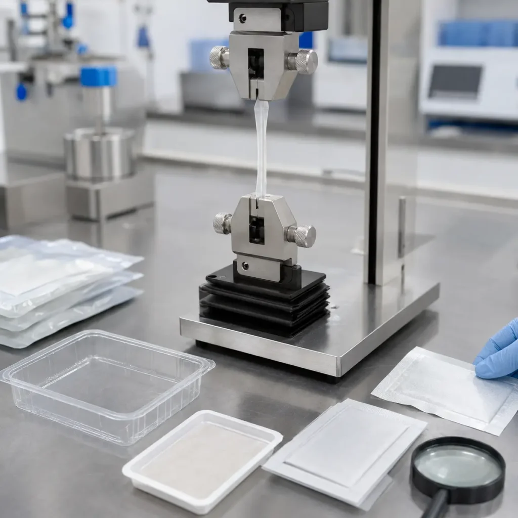 medical package seal strength testing and validation