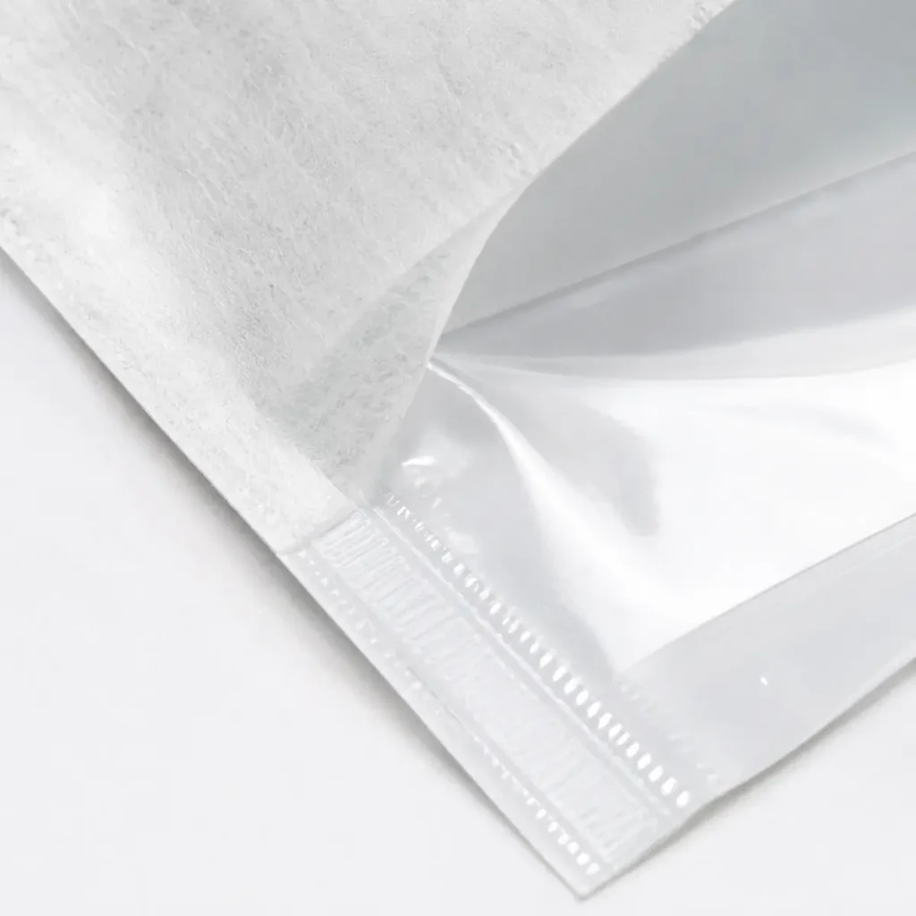 medical-grade paper and transparent film structure