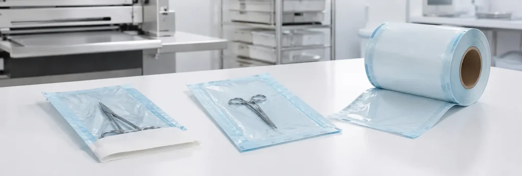 self-seal vs heat-seal sterilization pouches