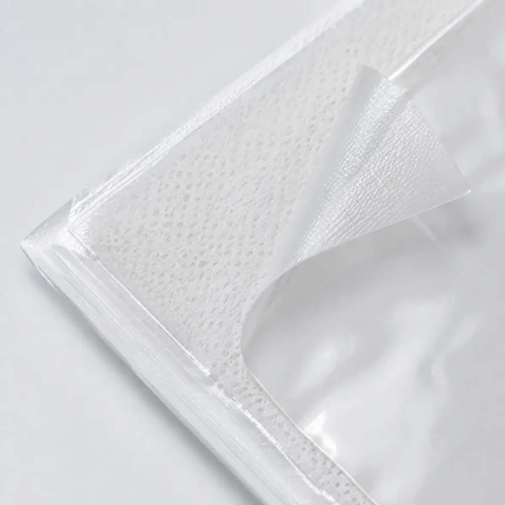 Tyvek film sealing structure