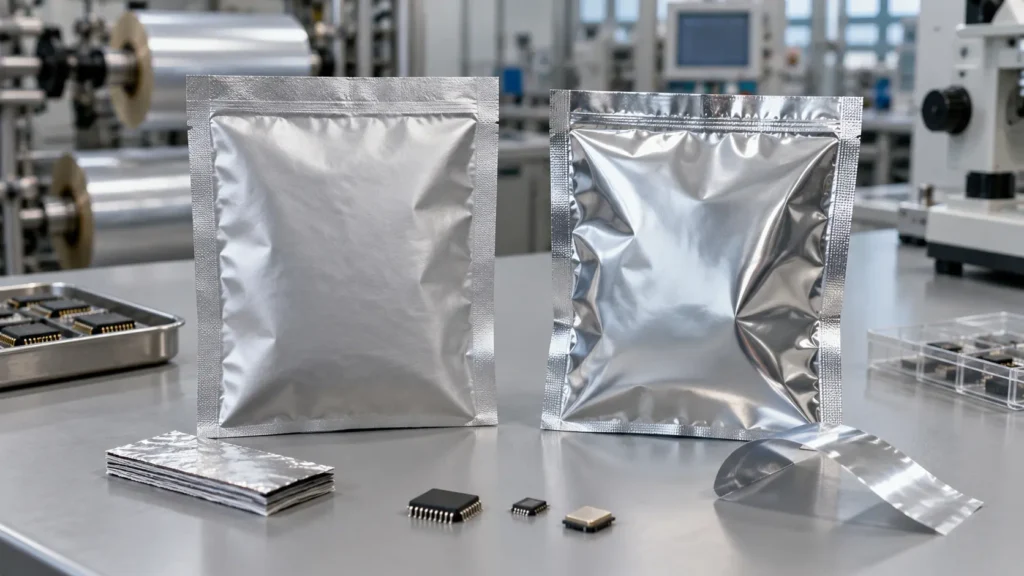 Aluminum foil bags vs metallized bags