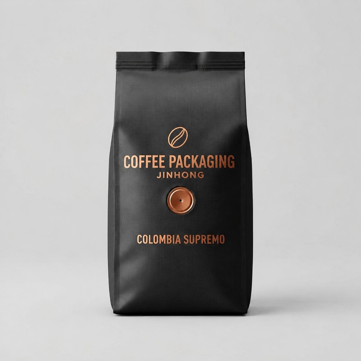 side gusset coffee bags with valve for roasted coffee
